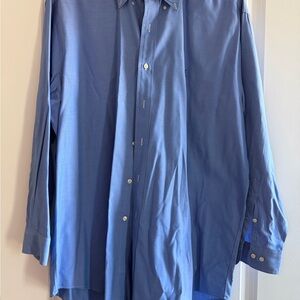 Ralph Lauren Men's Blue Classic Fit Dress Shirt